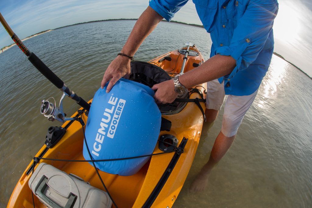 icemule classic cooler - take it kayaking