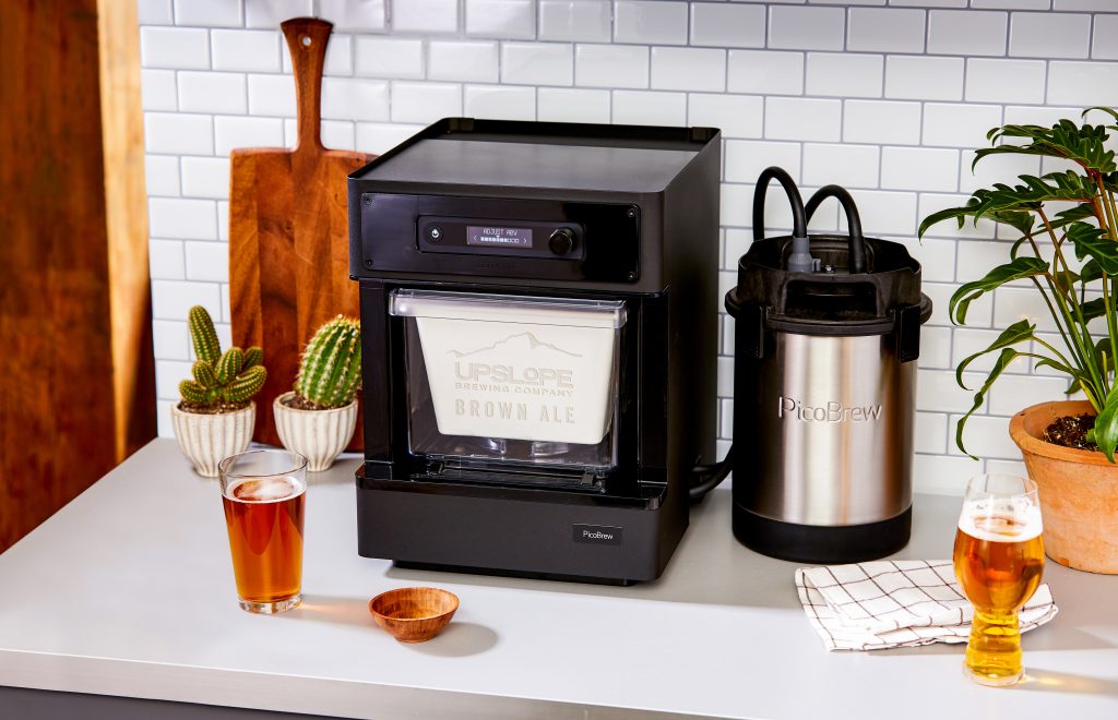 PicoBrew Pico C Craft Beer Brewing Appliance on counter