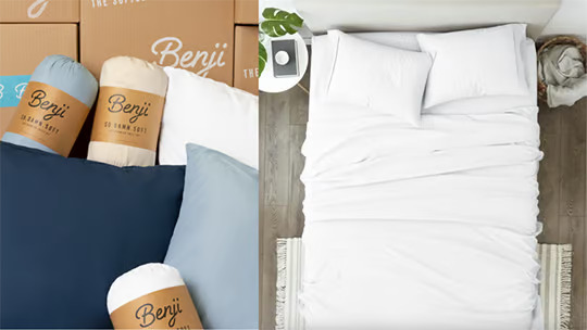 Benji Bed Sheet Set are perfect for hot and  cold sleepers.