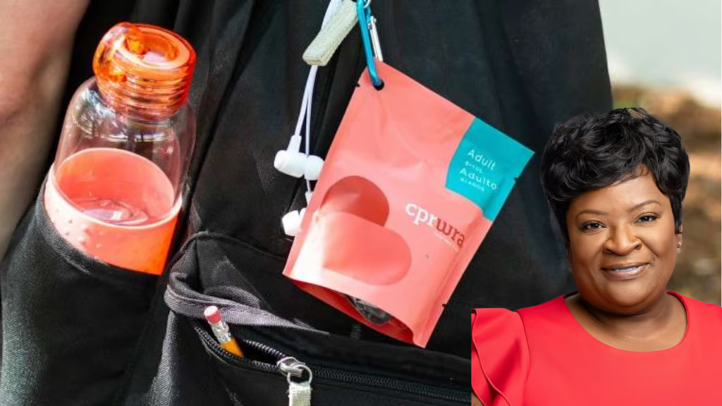 Felicia from CPRWrap, the simple CPR prep kit.